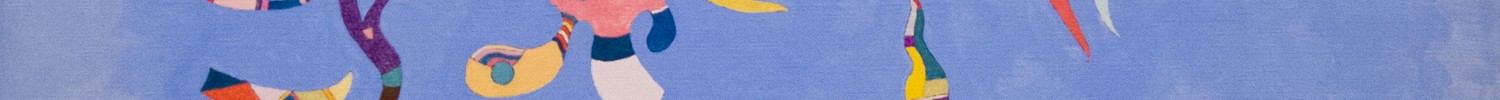 Abstraktes Bild, Bleu de Ciel von Kandinsky